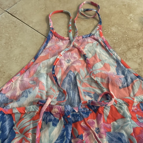 🎀🌅🌺AEO Pink Floral Romper XS - Picture 4 of 7